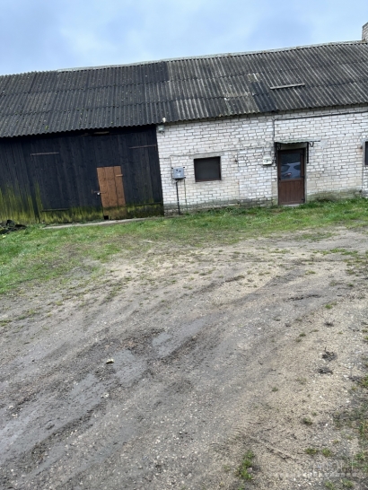 Vilkaviškio rajone tvirtą mūrinį namą su 25,13a. sklypu, ūkiniu pastatu