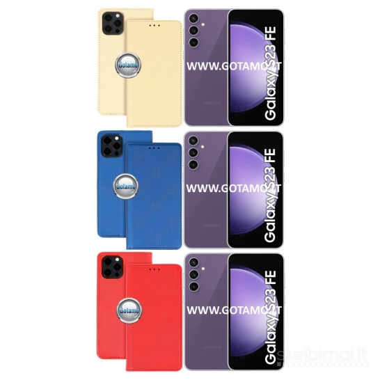 505 Re-Grid magnetiniai dėklai Samsung Galaxy S23 FE telefonui