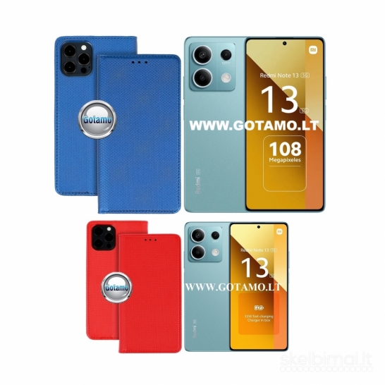 509 Re-Grid magnetiniai dėklai Xiaomi Redmi Note 13 5G telefonui
