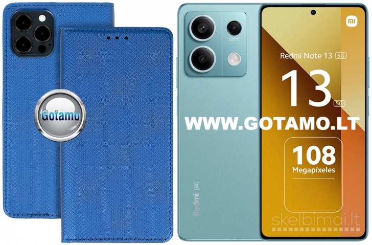509 Re-Grid magnetiniai dėklai Xiaomi Redmi Note 13 5G telefonui