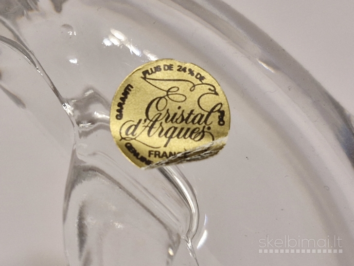 Cristal d'Arques krištolo figūrelė "Delfinas ant bangos", 17cm.