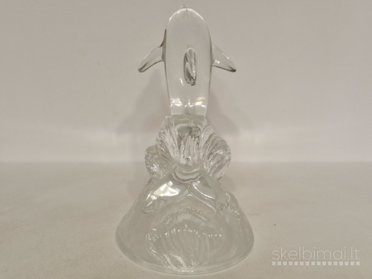 Cristal d'Arques krištolo figūrelė "Delfinas ant bangos", 17cm.