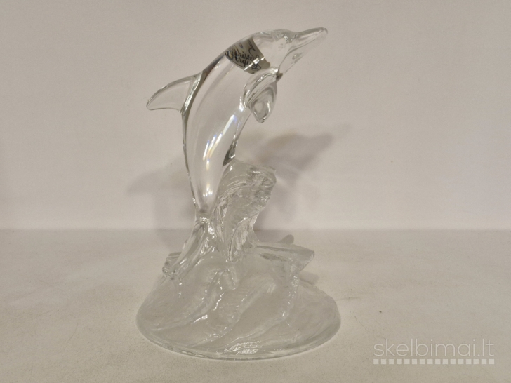 Cristal d'Arques krištolo figūrelė "Delfinas ant bangos", 17cm.