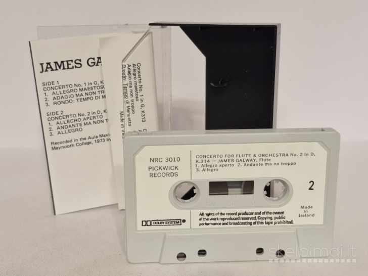 Audio kasetė Mozart / James Galway
