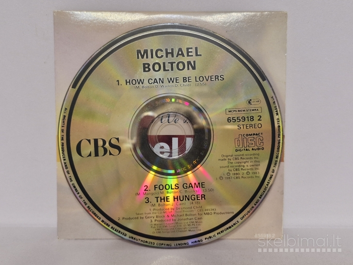 Audio CD Single Michael Bolton – How Can We Be Lovers