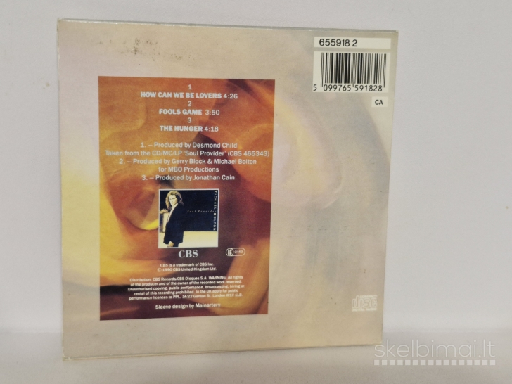 Audio CD Single Michael Bolton – How Can We Be Lovers