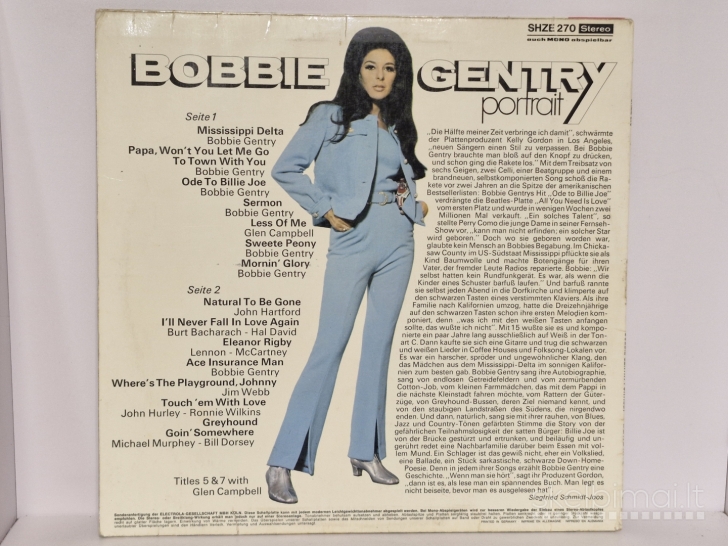 LP plokštelė Bobbie Gentry – Portrait
