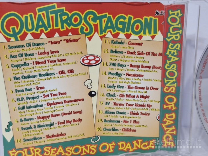 Audio CD Quattrostagioni CD 4 ketvirtas
