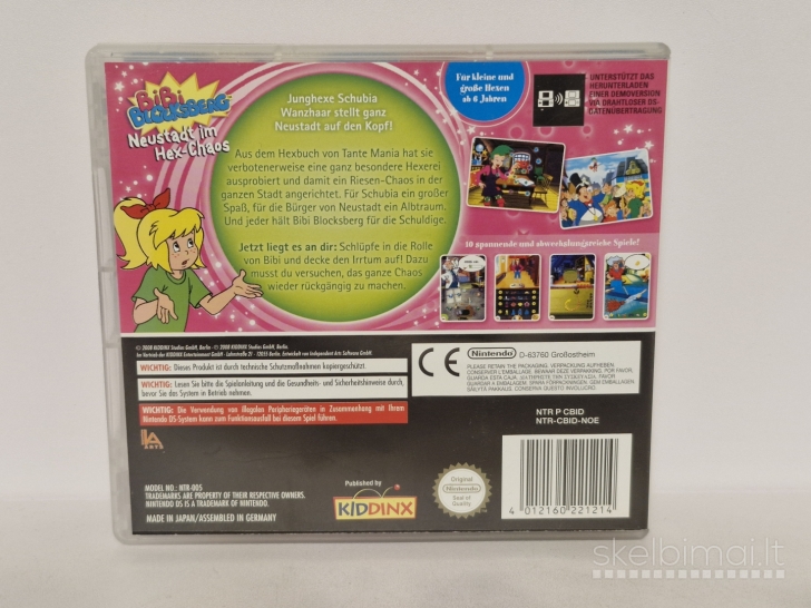 Žaidimas Bibi Blocksberg: Neustadt Im Hex-Chaos PAL Nintendo DS