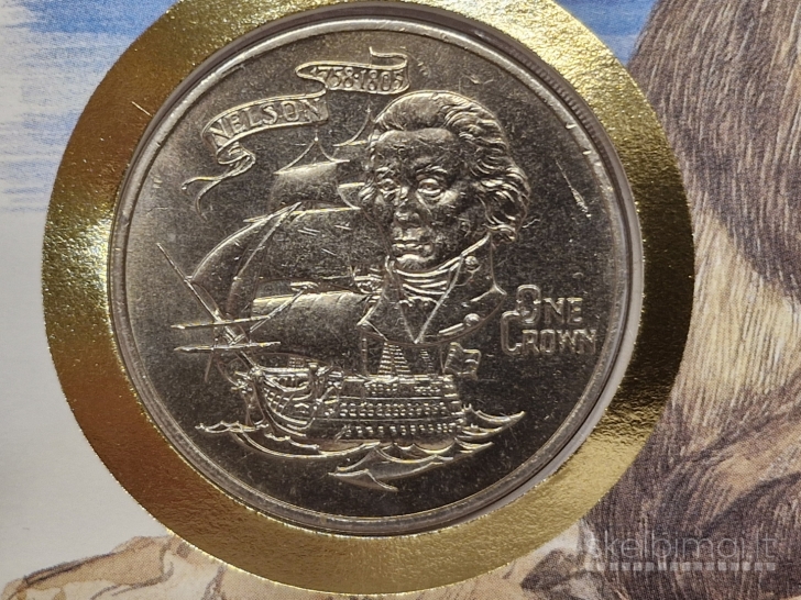 Gibraltaras 1 krona, 1980 KM# 12 Numizmatin. voke