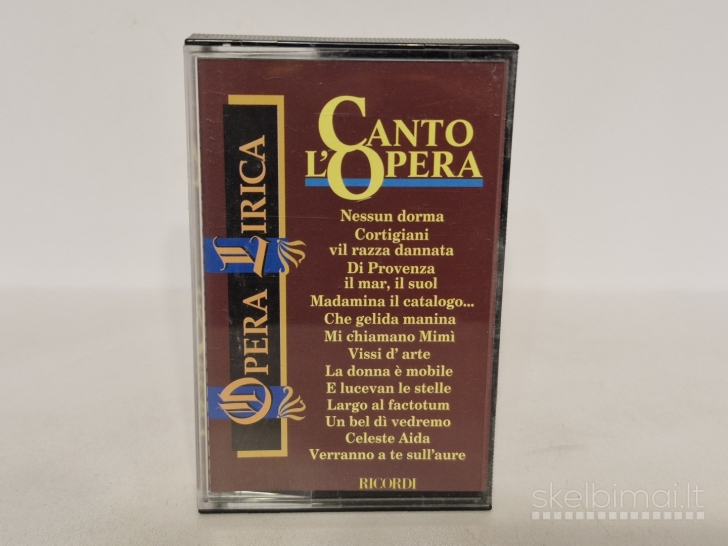 Audio kasetė Various ‎– Canto L'Opera