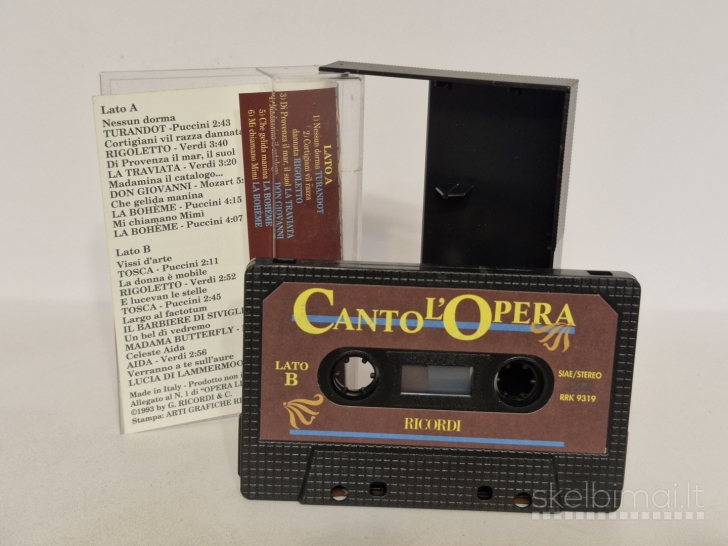 Audio kasetė Various ‎– Canto L'Opera