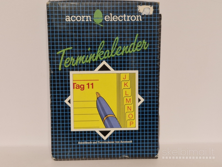 Retas Acornsoft "Terminkalender" rinkinys, 1984
