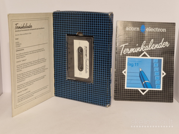 Retas Acornsoft "Terminkalender" rinkinys, 1984
