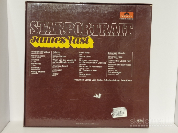 2LP plokštelės James Last – Starportrait
