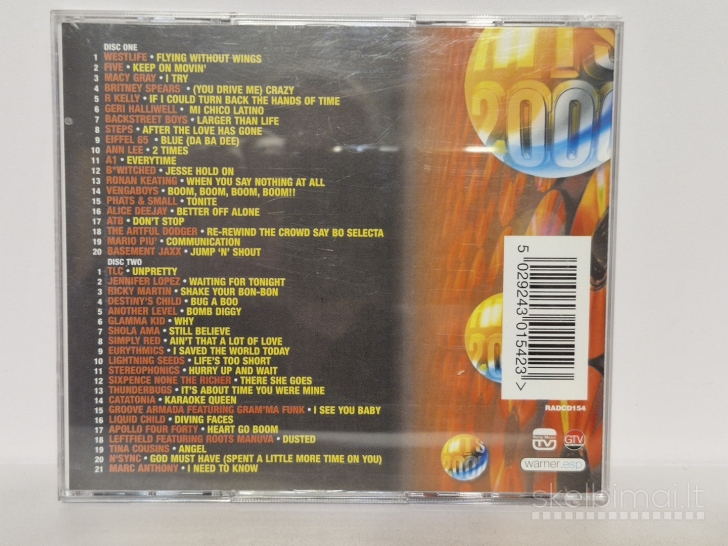 2 Audio CD Various – Hits 2000 (41 Hits For The Millennium)