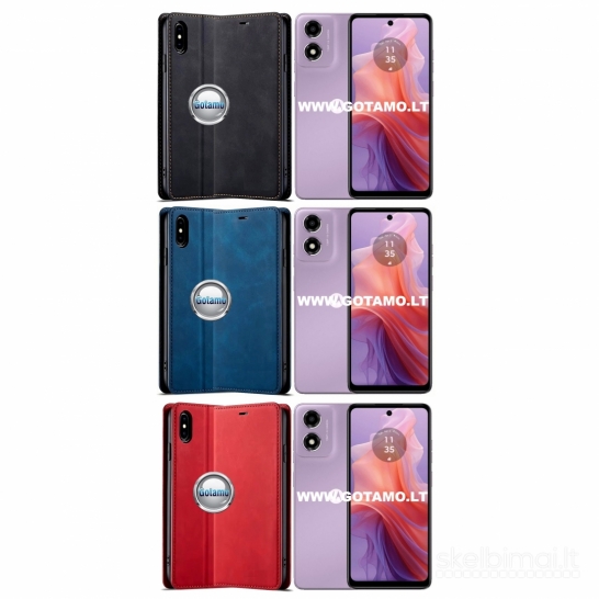 514 Galant magnetiniai dėklai Motorola Moto E14, G04, G04s, G24, G24 Power