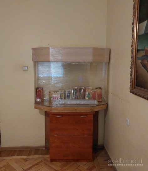 Didelis akrilinis akvariumas 400L skaidrus, JAV, naujas