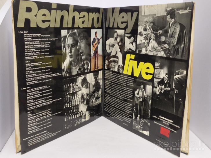 Dviguba LP plokštelė Reinhard Mey – Live