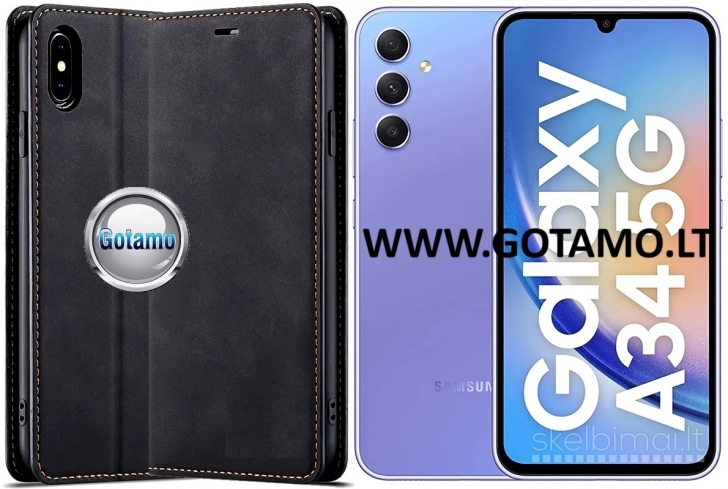 525 Galant magnetiniai dėklai Samsung Galaxy A34 telefonui