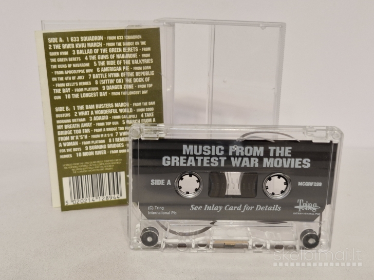 Audio kasetė Music From The Greatest War Movies