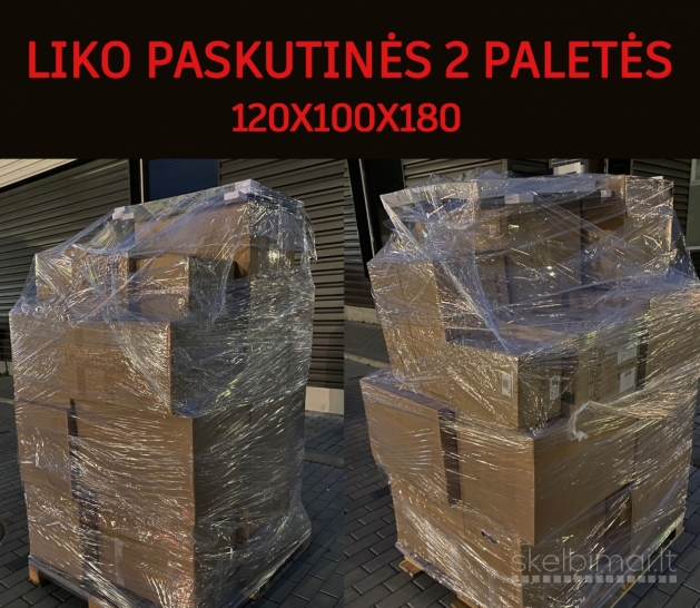  Mišrių likutinių prekių paletės didmena 