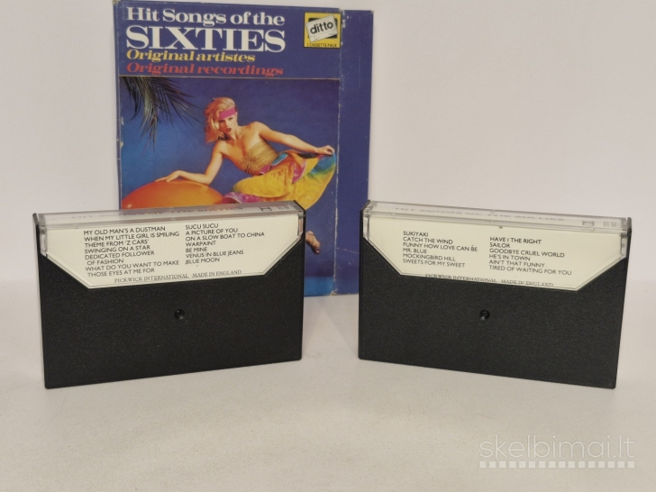2 Audio kasečių komplektas Various – Hit Songs Of The Sixties