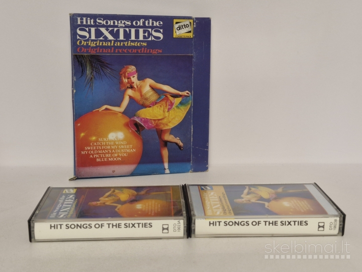 2 Audio kasečių komplektas Various – Hit Songs Of The Sixties
