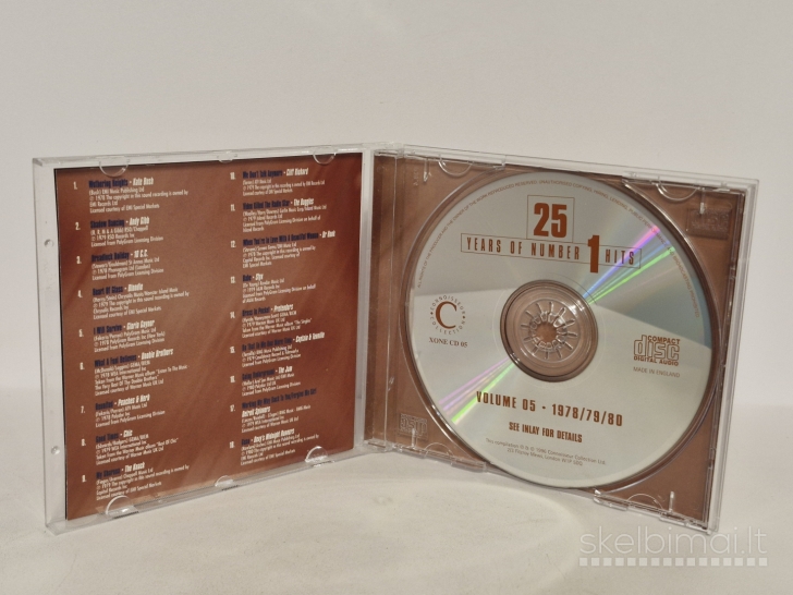 Audio CD Various – 25 Years Of Number 1 Hits Vol. 5 1978/1979/1980