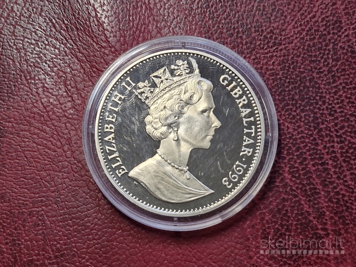 Gibraltaras 2,8 ekiu, 1993 KM# 478 Eurotunelis