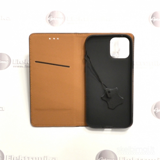 536 Gotamo Vintage natūralios odos dėklai Apple iPhone 12, 12 Pro