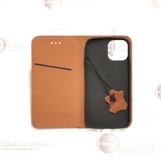 537 Gotamo Vintage natūralios odos dėklai Apple iPhone 13 mini