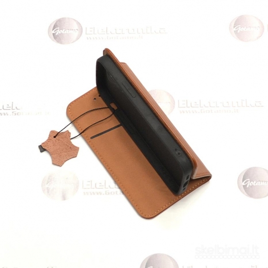 537 Gotamo Vintage natūralios odos dėklai Apple iPhone 13 mini