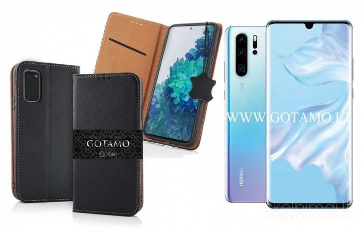 538 Gotamo Vintage natūralios odos dėklai Huawei P30 Pro