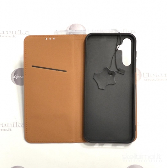 542 Gotamo Vintage natūralios odos dėklai Samsung Galaxy A14 telefonams