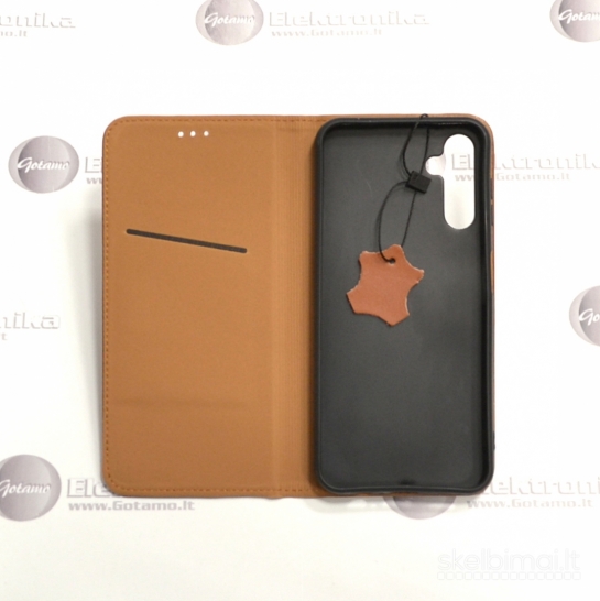 542 Gotamo Vintage natūralios odos dėklai Samsung Galaxy A14 telefonams
