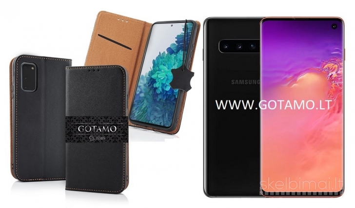 551 Gotamo Vintage natūralios odos dėklai Samsung Galaxy S10 telefonui