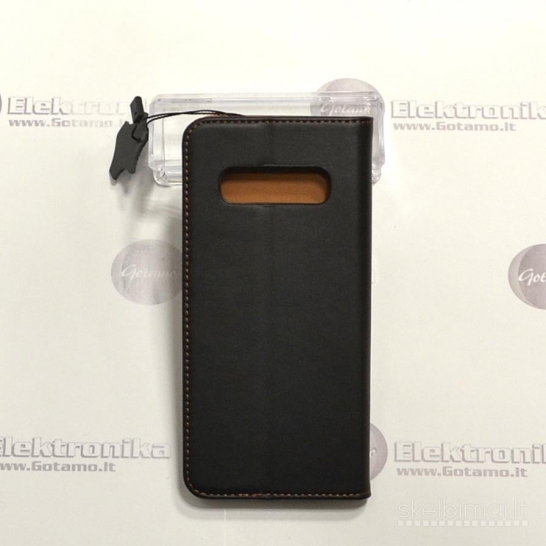 552 Gotamo Vintage natūralios odos dėklai Samsung Galaxy S10 Plus telefonui