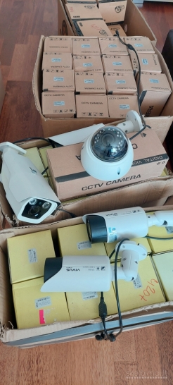 CCTV kameros, filtrai, komutatoriai