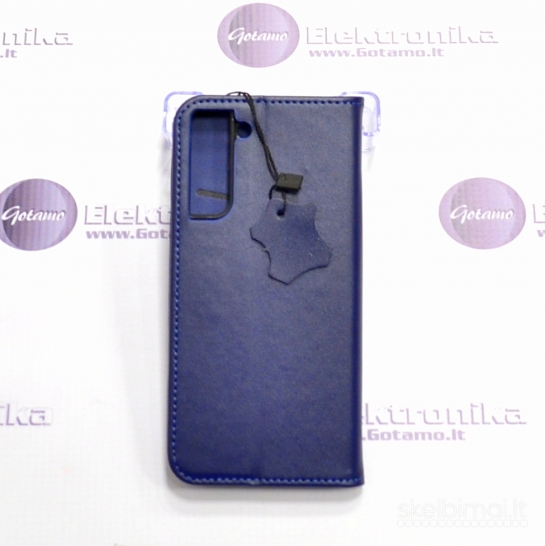 554 Gotamo Vintage natūralios odos dėklai Samsung Galaxy S21 FE 5G telefonui