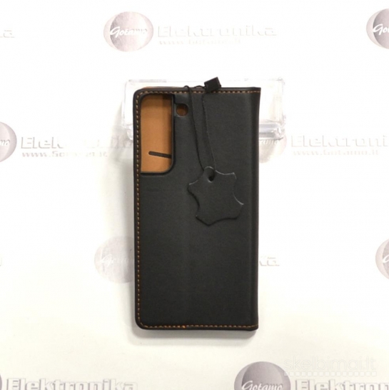 555 Gotamo Vintage natūralios odos dėklai Samsung Galaxy S22 5G telefonui