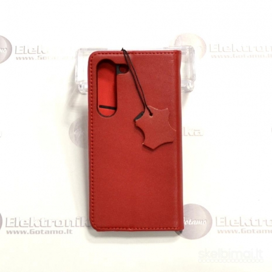 556 Gotamo Vintage natūralios odos dėklai Samsung Galaxy S23 telefonui