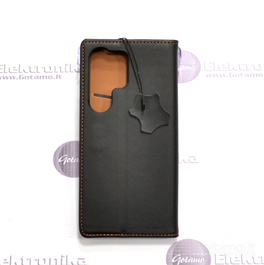 559 Gotamo Vintage natūralios odos dėklai Samsung Galaxy S24 Ultra telefonui