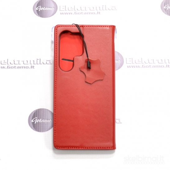 559 Gotamo Vintage natūralios odos dėklai Samsung Galaxy S24 Ultra telefonui