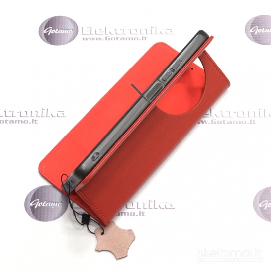 127 Gotamo Vintage natūralios odos dėklai Xiaomi Redmi 14C, Redmi A4, Poco C75