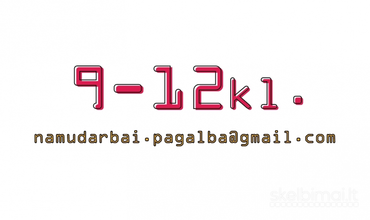 Sprendžiu namų darbus 1-12klasės mokiniams, Vilnius