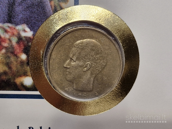 Belgija 20 frankų, 1993 KM# 159 Numizmatiniam voke