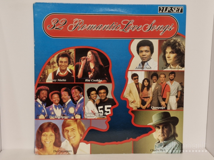 2LP plokštelės Various – 32 Romantic Love Songs