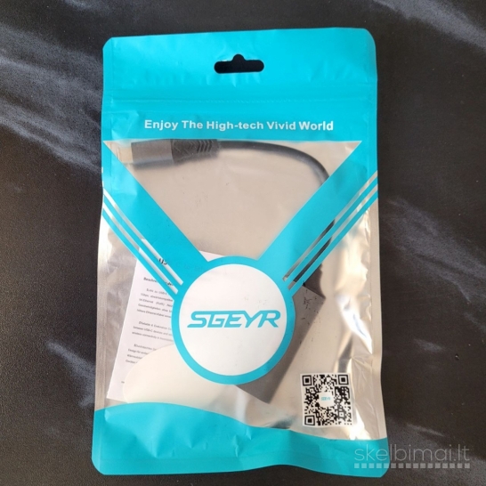 Naujas! SGEYR USB-C į LAN adapteris – Stabiliam ir Greitam Internetui! TIK 10€!