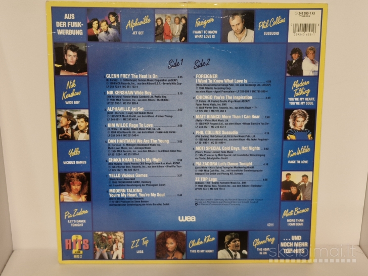 LP plokštelė Various – The Hits Album 2